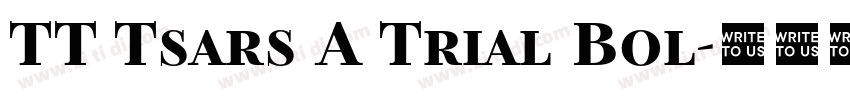 TT Tsars A Trial Bol字体转换